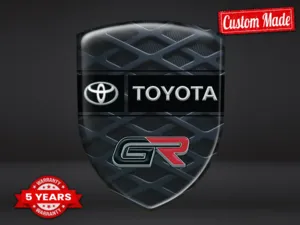 Toyota Pegatina Parabrisas Contemporánea Máximo Resistente 